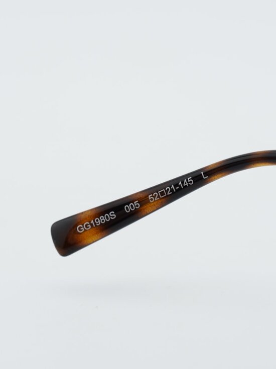 Gucci GG1980S 005 Oval Sunglasses - Transparent Cloudy Grey/Silver main image 5